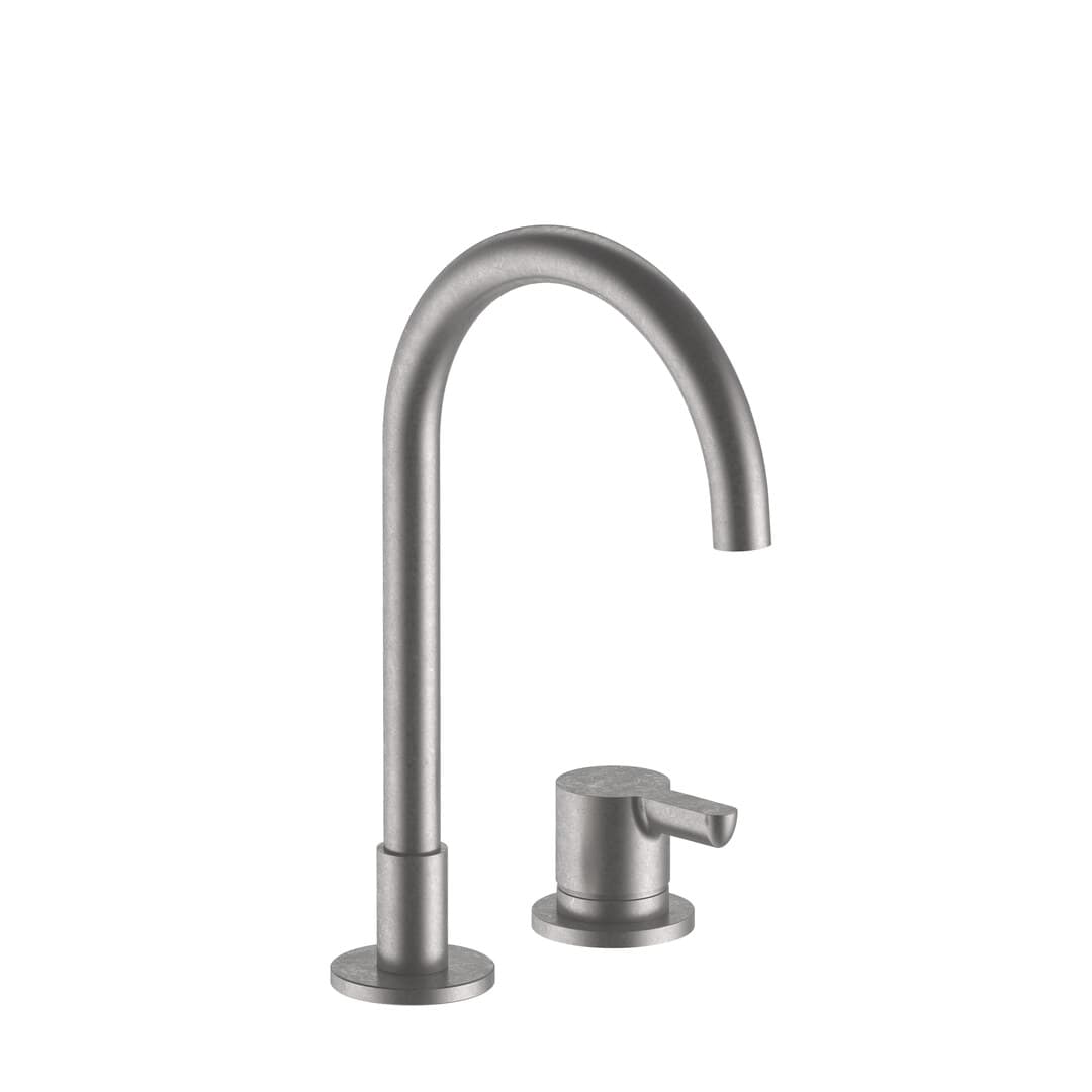 Fantini Icona Classic – Μπαταρία Νιπτήρα – Raw Metal PVD (53Q8R504W)