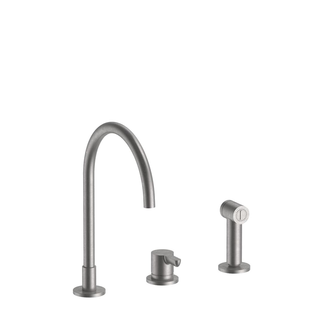 Fantini Icona Classic – Μπαταρία Κουζίνας – Raw Metal PVD (53Q8R551)
