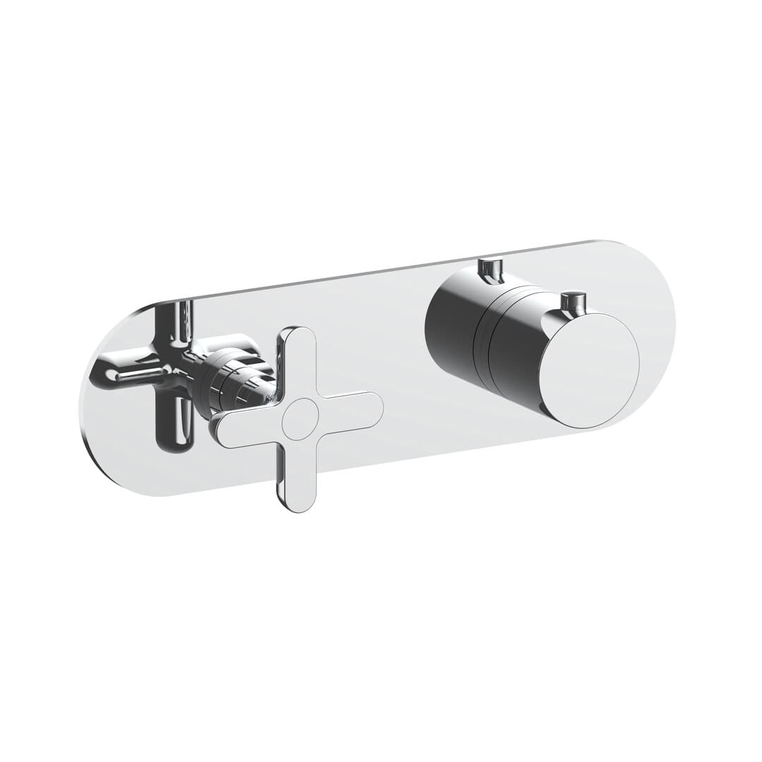 Fantini Icona Classic – Σετ Μπαταρίας Εντοιχισμού – Chrome (5302R731B1900D331A)