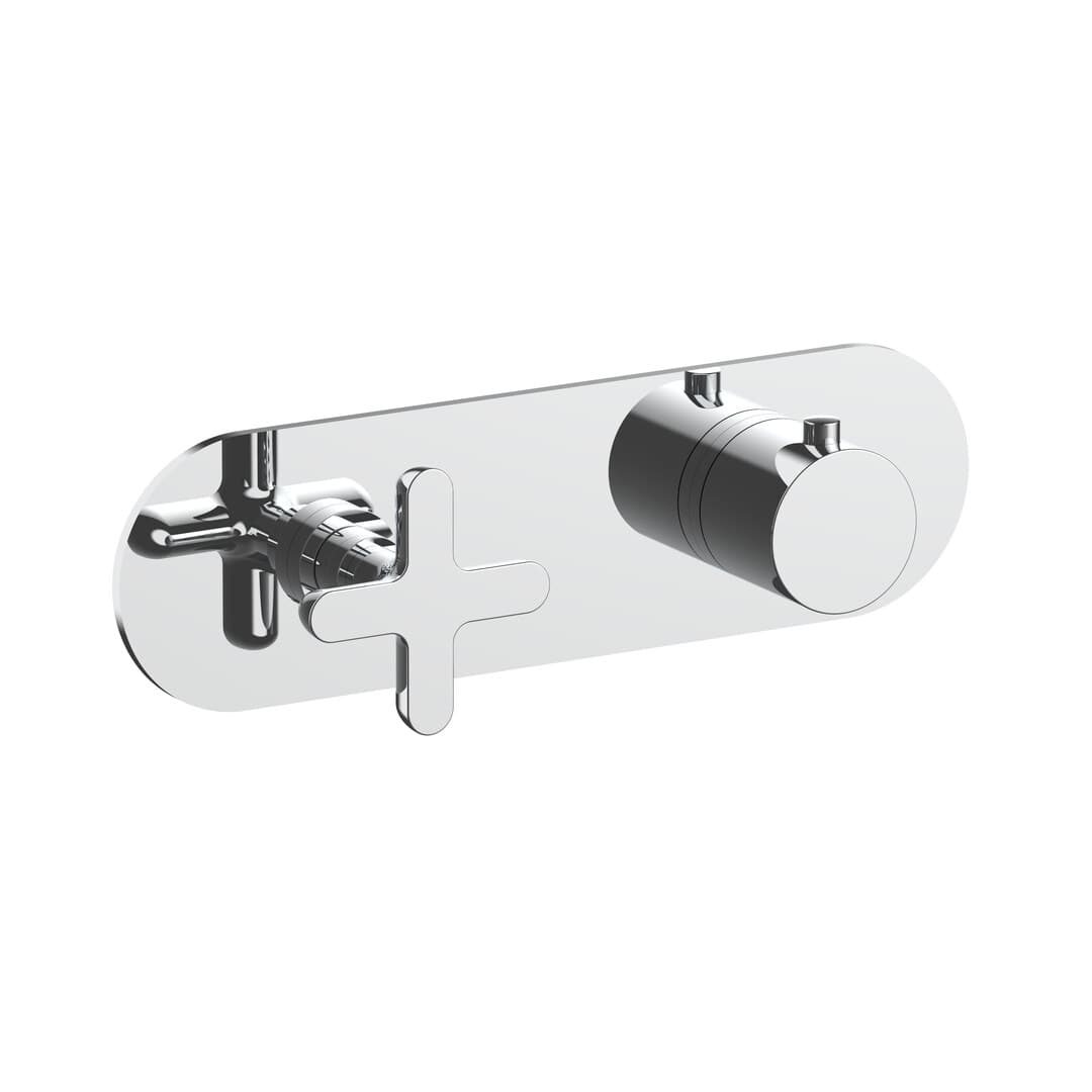 Fantini Icona Classic – Σετ Μπαταρίας Εντοιχισμού – Chrome (5302R773B1900D373A)