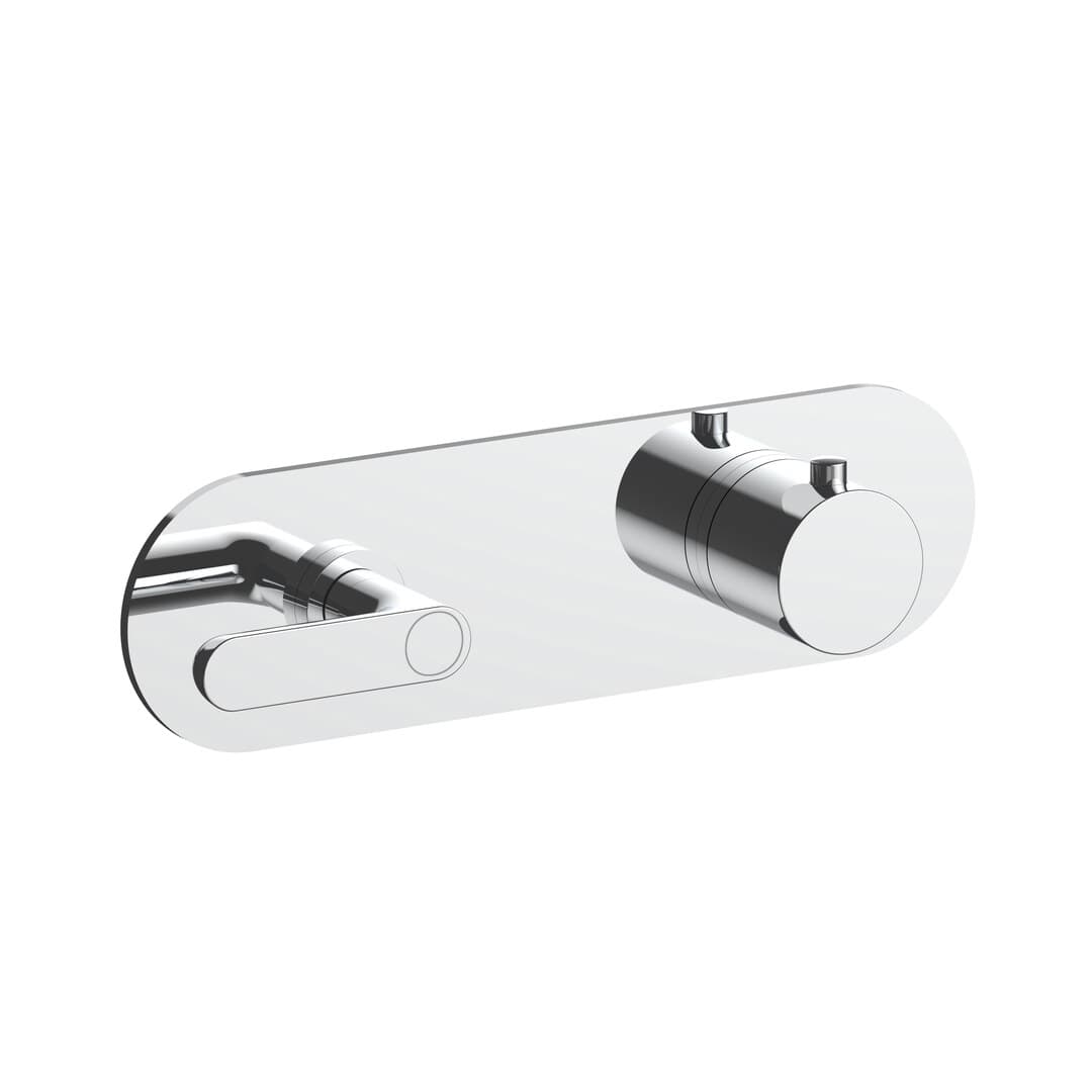 Fantini Icona Deco – Σετ Μπαταρίας Εντοιχισμού – Chrome (5302R872B1900D372A)