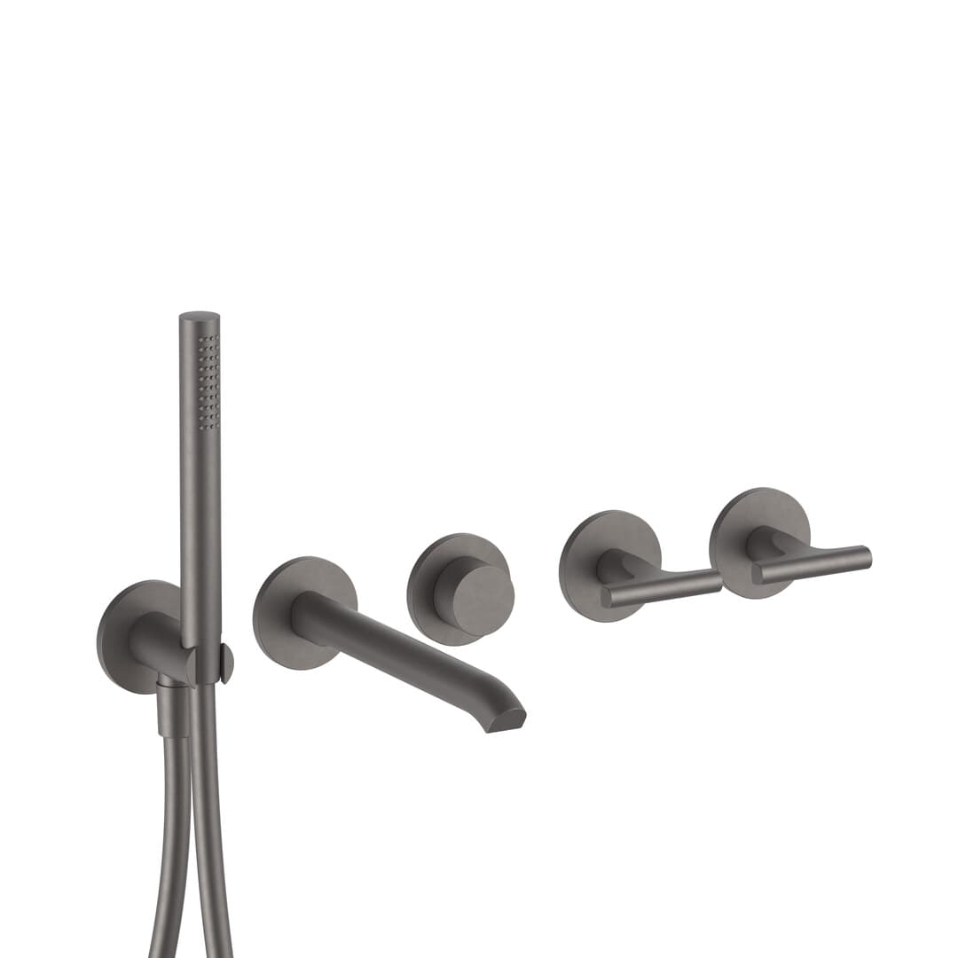 Fantini Sailing – Μπαταρία Λουτρού – Matt Gun Metal PVD (67P5J019B4400R019A)