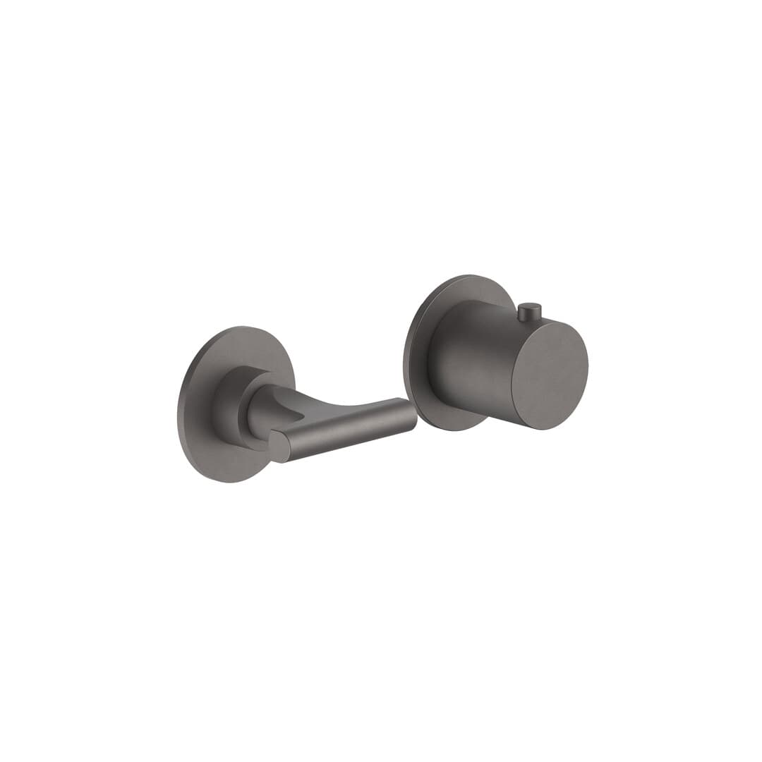 Fantini Sailing – Σετ Μπαταρίας Εντοιχισμού – Matt Gun Metal PVD (67P5J023B4400M623A)