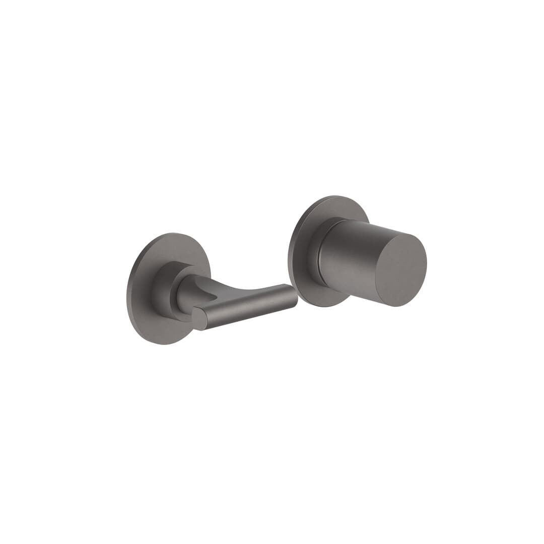 Fantini Sailing – Σετ Μπαταρίας Εντοιχισμού – Matt Gun Metal PVD (67P5J085B4400M685A)