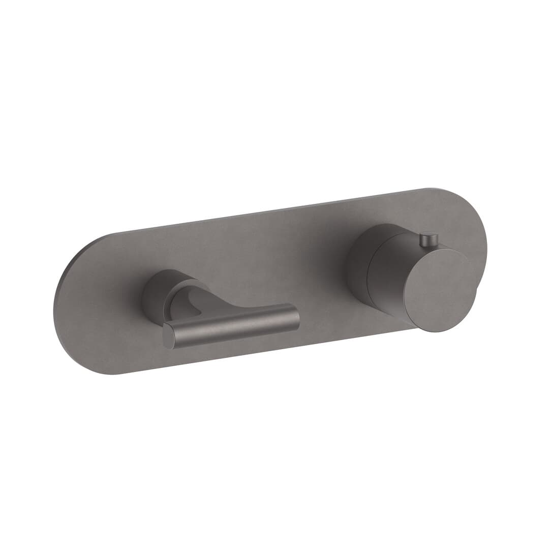 Fantini Sailing – Σετ Μπαταρίας Εντοιχισμού – Matt Gun Metal PVD (67P5J272B1900D372A)