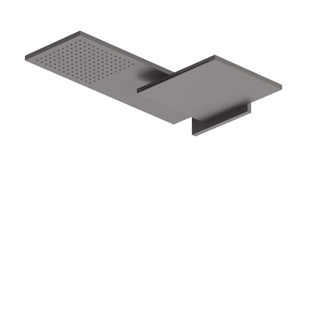 Fantini Milano – Σετ Μπαταρίας Εντοιχισμού – Matt Gun Metal PVD (86P58035B86008035A)