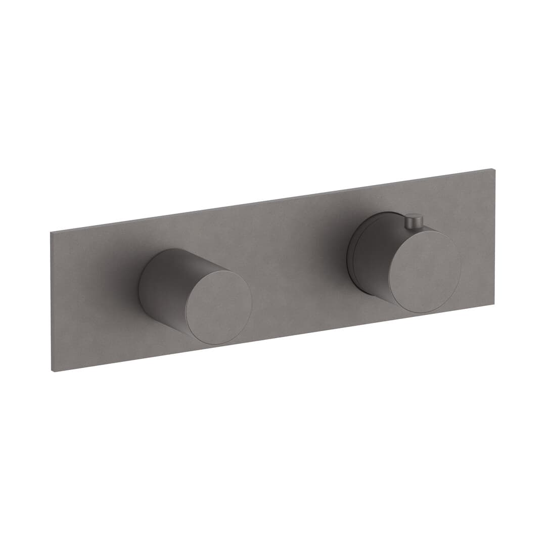 Fantini Nostromo – Μίκτης Ντους Εντοιχισμένος – Matt Gun Metal PVD (87P5G573B)