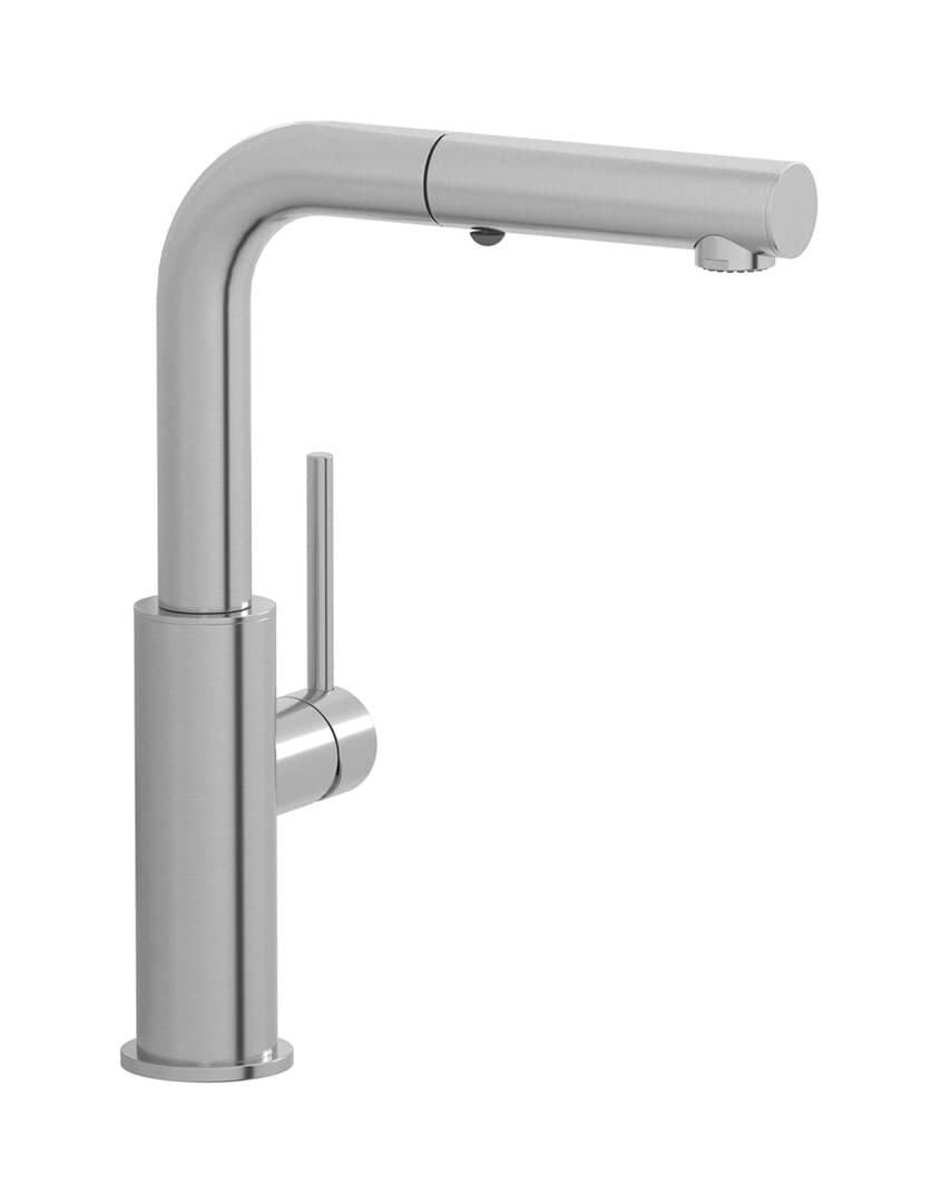 IB Rubinetterie Acciaio – Μπαταρία Κουζίνας – Brushed Stainless Steel (AC382SA)