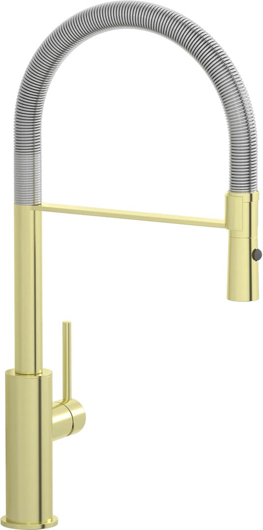 IB Rubinetterie Acciaio – Μπαταρία Κουζίνας – Brushed Warm Brass (AC386WA)