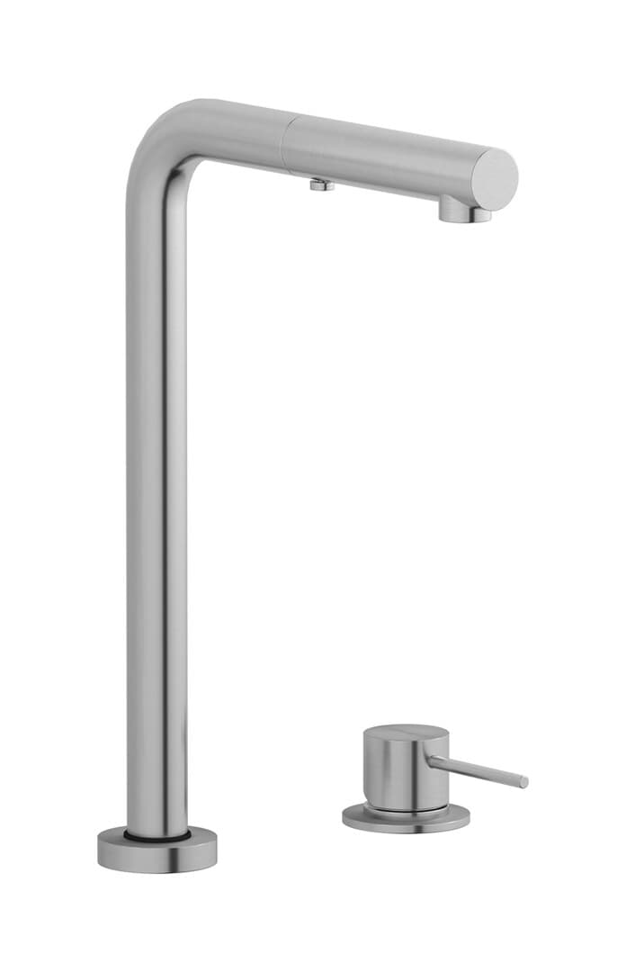 IB Rubinetterie Acciaio – Μπαταρία Κουζίνας – Brushed Stainless Steel (AC388SA)