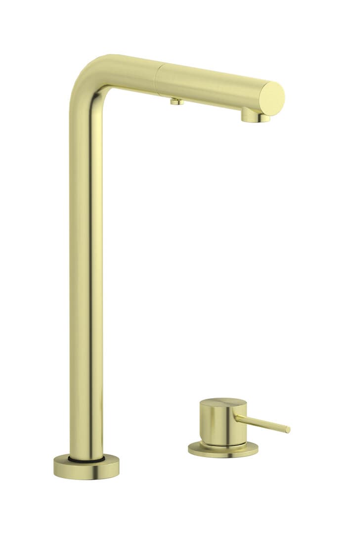 IB Rubinetterie Acciaio – Μπαταρία Κουζίνας – Brushed Warm Brass (AC388WA)