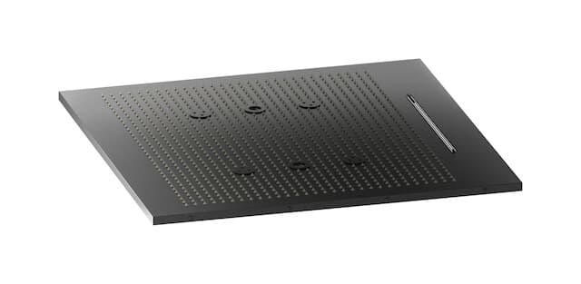 IB Rubinetterie Aquariva – Κεφαλή Ντους – Brushed Black Chrome (AV630CS)