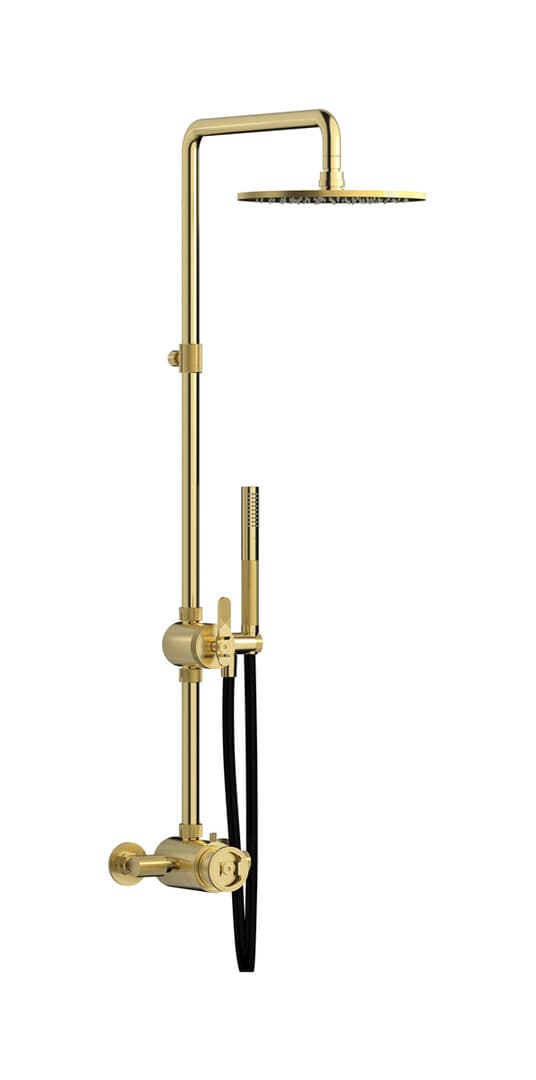 IB Rubinetterie Indoor Shower – Σετ Ντους – Brushed Pale Gold (B1800IS)