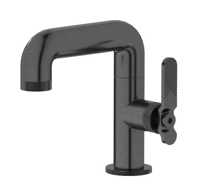IB Rubinetterie Bold – Μπαταρία Νιπτήρα – Brushed Black Chrome (B2200CS)