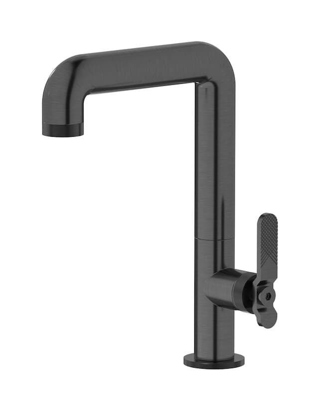 IB Rubinetterie Bold – Μπαταρία Νιπτήρα Ψηλή – Brushed Black Chrome (B2202CS)
