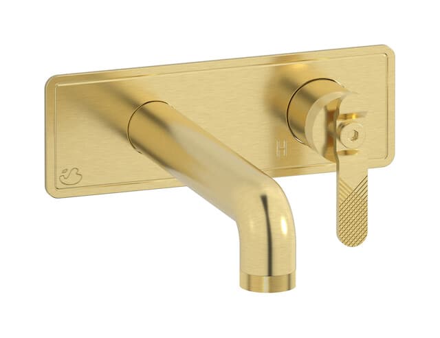 IB Rubinetterie Bold – Μπαταρία Νιπτήρα Τοίχου – Brushed Pale Gold (B2206IS)
