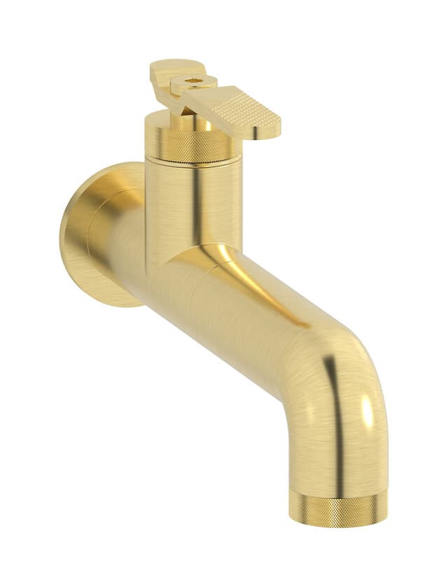 IB Rubinetterie Bold – Μπαταρία Νιπτήρα Τοίχου – Brushed Pale Gold (B2209IS)