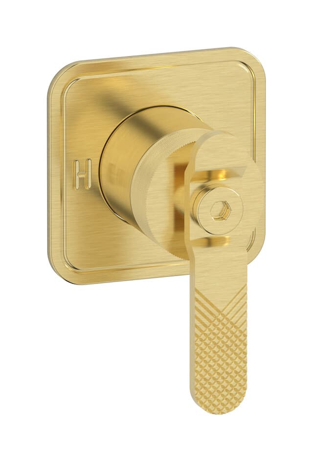 IB Rubinetterie Bold – Μπαταρία Νιπτήρα Τοίχου – Brushed Pale Gold (B2300IS)