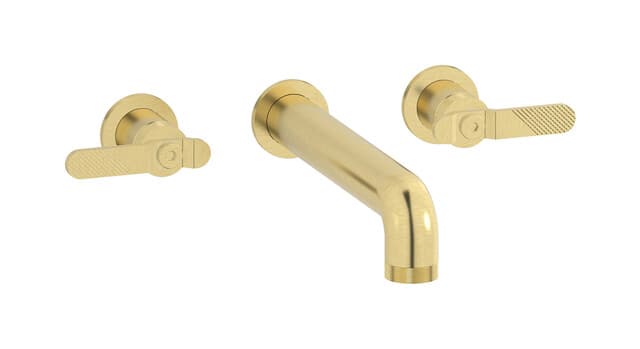 IB Rubinetterie Bold – Μπαταρία Νιπτήρα Τοίχου – Brushed Pale Gold (B2306IS)