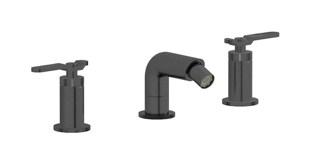 IB Rubinetterie Bold – Μπαταρία Μπιντέ – Brushed Black Chrome (B2393CS)