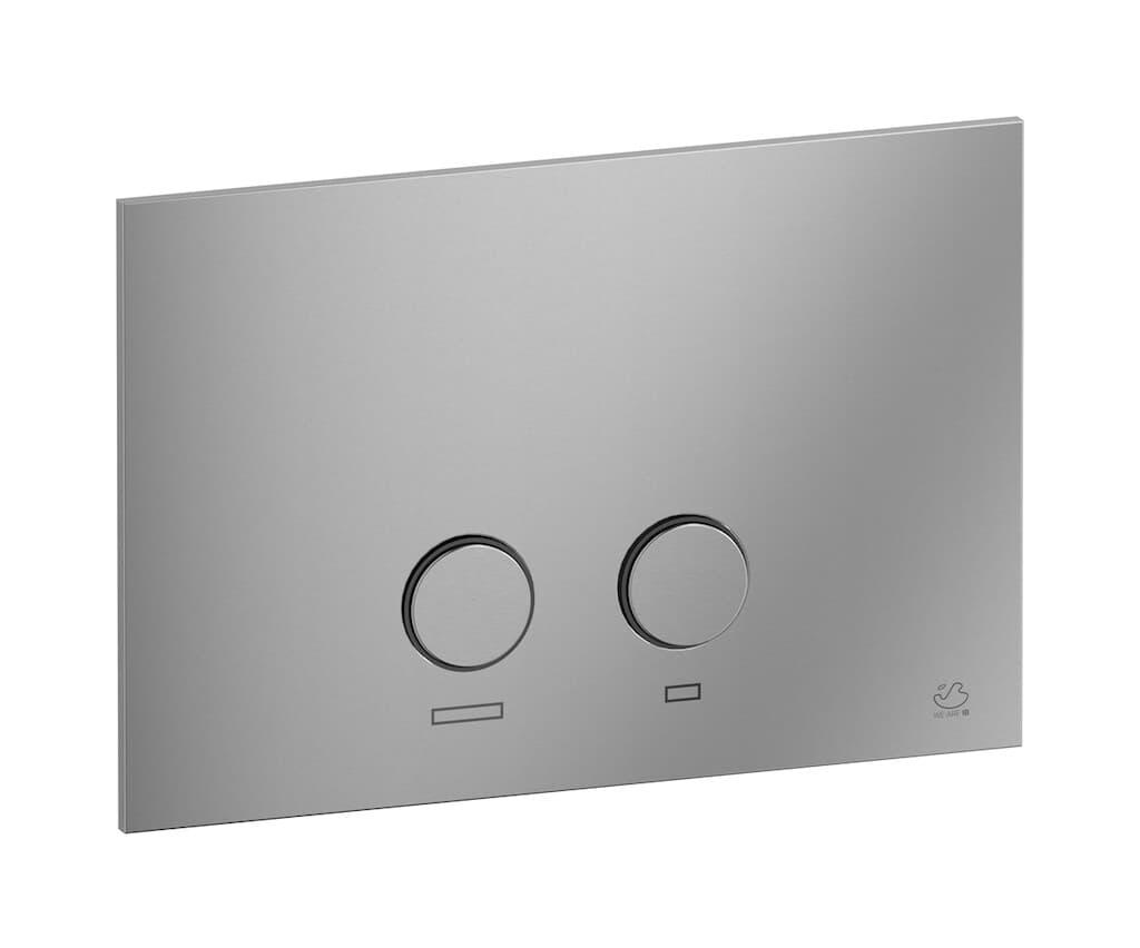 IB Rubinetterie Bye Bye 316 – Πλακέτα Καζανακιού – Brushed Stainless Steel (BB003SA)