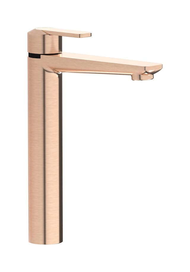 IB Rubinetterie C-67 – Μπαταρία Νιπτήρα Ψηλή – Brushed Rose Gold (C6202SR)