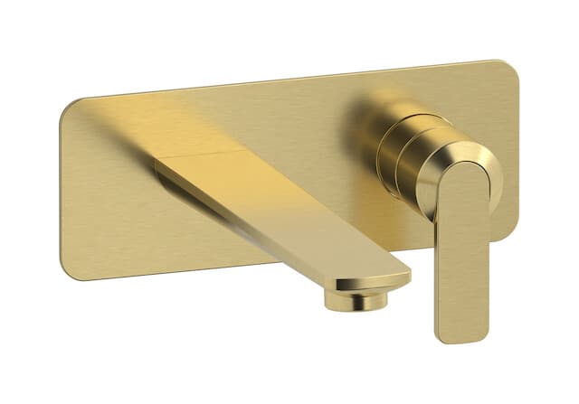 IB Rubinetterie C-67 – Μπαταρία Νιπτήρα Τοίχου – Brushed Pale Gold (C6206IS)