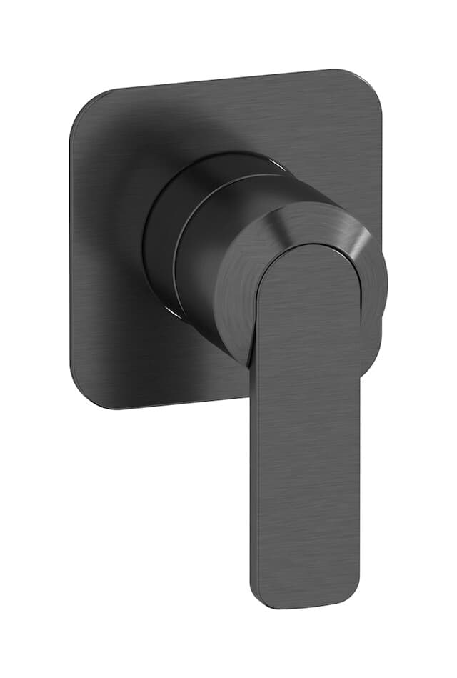 IB Rubinetterie C-67 – Μπαταρία Νιπτήρα Τοίχου – Brushed Black Chrome (C6300CS)