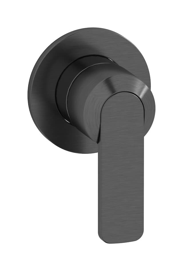 IB Rubinetterie C-67 – Μπαταρία Νιπτήρα Τοίχου – Brushed Black Chrome (C6305CS)