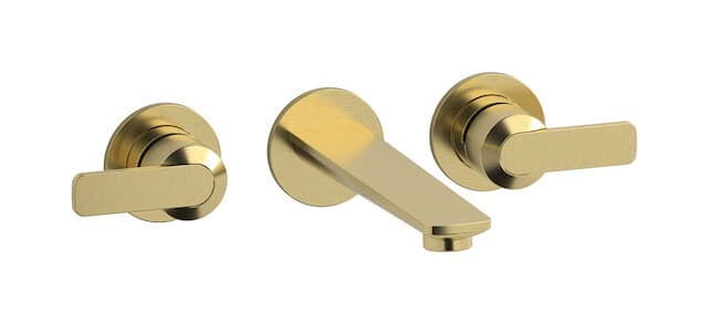 IB Rubinetterie C-67 – Μπαταρία Νιπτήρα Τοίχου – Brushed Pale Gold (C6306IS)