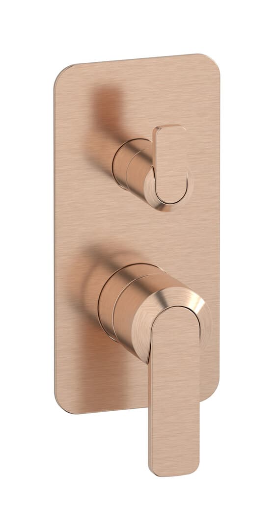 IB Rubinetterie C-67 – Μπαταρία Νιπτήρα Τοίχου – Brushed Rose Gold (C6312SR)