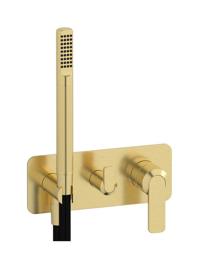 IB Rubinetterie C-67 – Μπαταρία Νιπτήρα Τοίχου – Brushed Pale Gold (C6313IS)