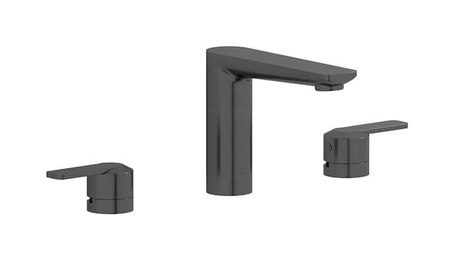 IB Rubinetterie C-67 – Μπαταρία Νιπτήρα – Brushed Black Chrome (C6390CS)