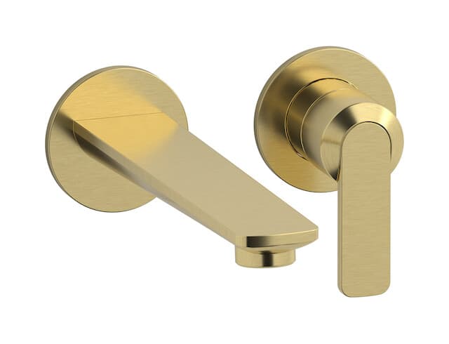 IB Rubinetterie C-67 – Μπαταρία Νιπτήρα Τοίχου – Brushed Pale Gold (C6406IS)