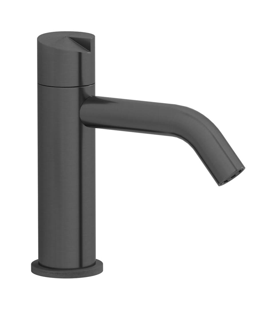 IB Rubinetterie Cake – Μπαταρία Νιπτήρα – Brushed Black Metal (CA200BM)
