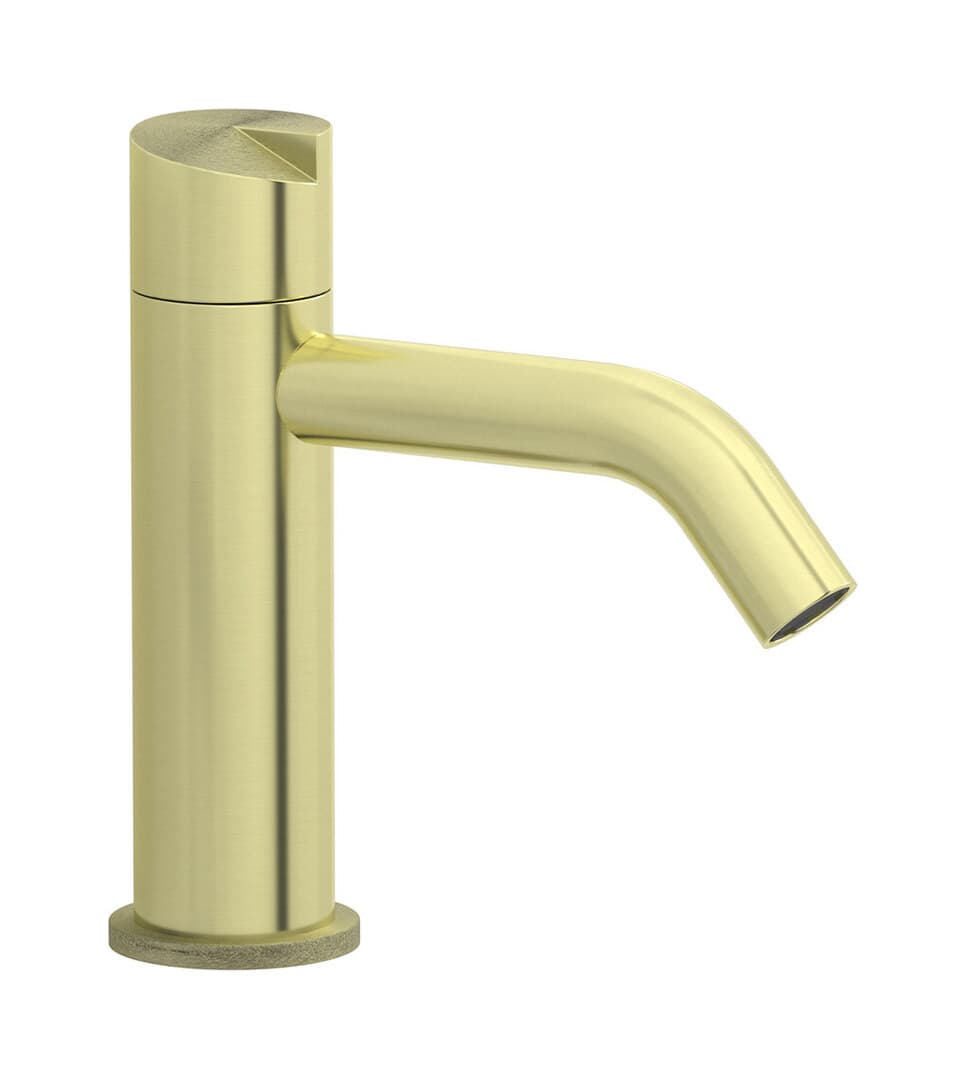 IB Rubinetterie Cake – Μπαταρία Νιπτήρα – Brushed Warm Brass (CA200WA)