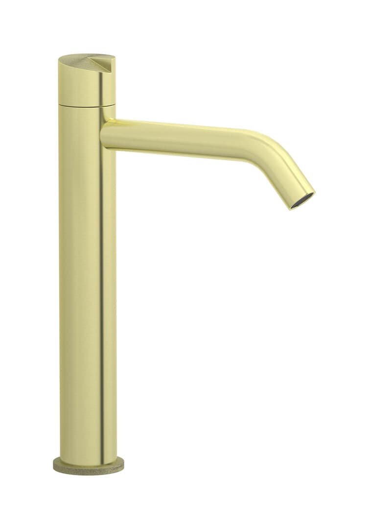 IB Rubinetterie Cake – Μπαταρία Νιπτήρα Ψηλή – Brushed Warm Brass (CA202WA)