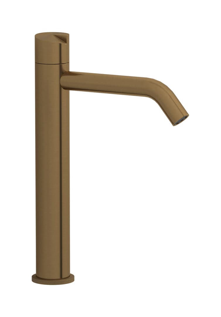 IB Rubinetterie Cake – Μπαταρία Νιπτήρα Ψηλή – Brushed Warm Bronze (CA202WB)
