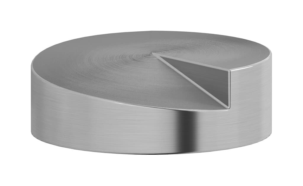 IB Rubinetterie Cake – Μπαταρία Μπιντέ – Brushed Stainless Steel (CA270SA)