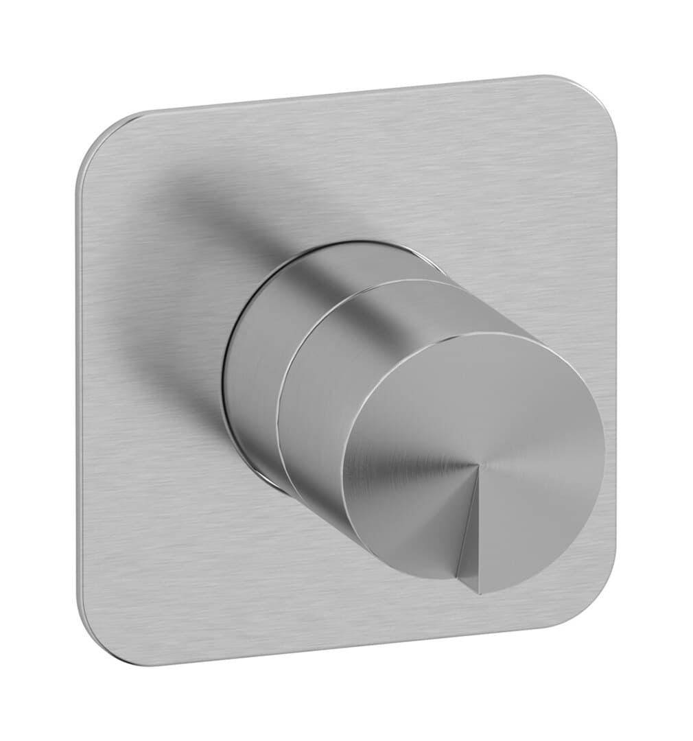 IB Rubinetterie Cake – Μπαταρία Νιπτήρα Τοίχου – Brushed Stainless Steel (CA300SA)