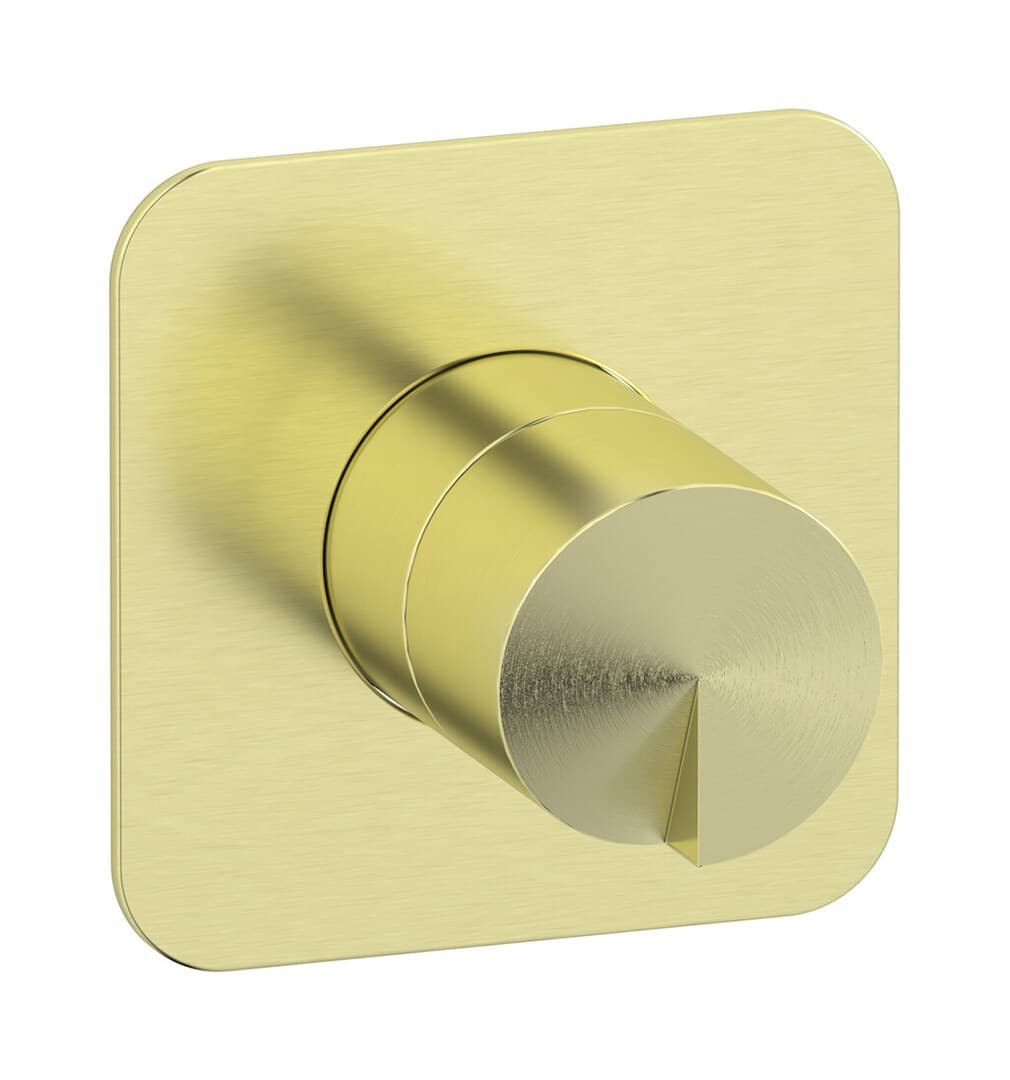 IB Rubinetterie Cake – Μπαταρία Νιπτήρα Τοίχου – Brushed Warm Brass (CA300WA)