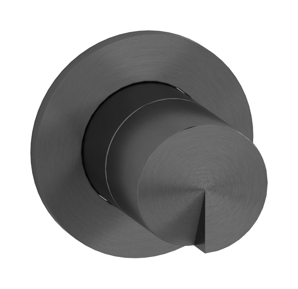 IB Rubinetterie Cake – Μπαταρία Νιπτήρα Τοίχου – Brushed Black Metal (CA305BM)