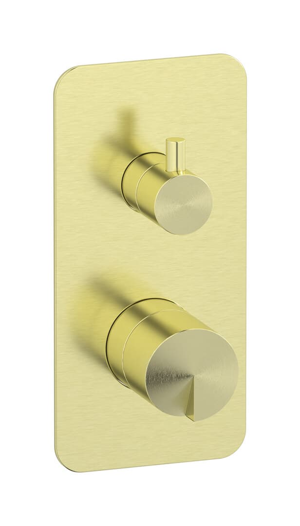 IB Rubinetterie Cake – Μπαταρία Νιπτήρα Τοίχου – Brushed Warm Brass (CA310WA)