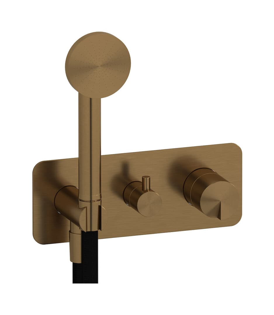 IB Rubinetterie Cake – Σετ Εντοιχισμού – Brushed Warm Bronze (CA314WB)