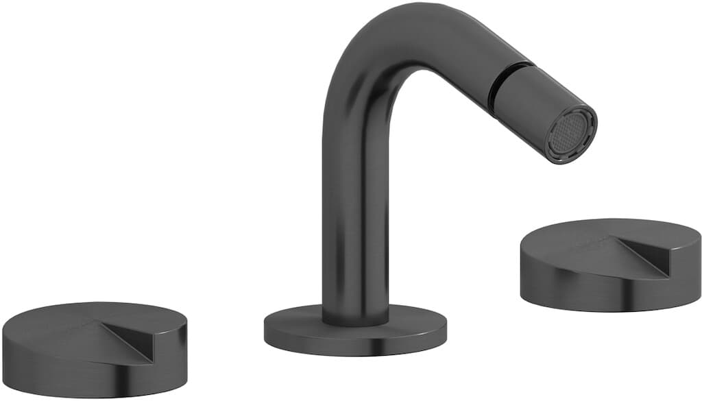 IB Rubinetterie Cake – Μπαταρία Μπιντέ – Brushed Black Metal (CA393BM)