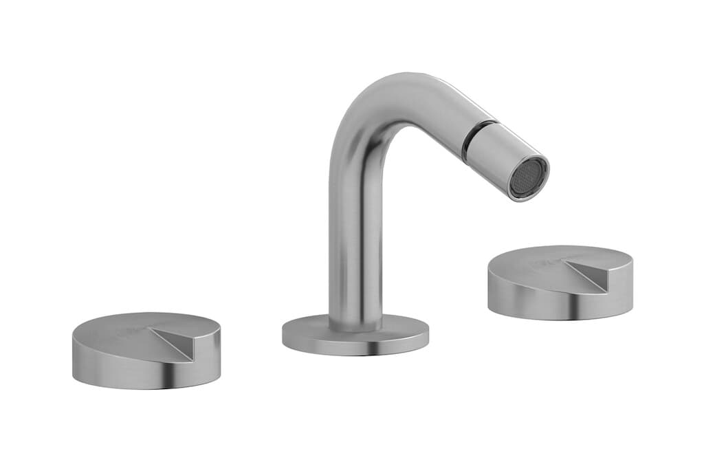 IB Rubinetterie Cake – Μπαταρία Μπιντέ – Brushed Stainless Steel (CA393SA)