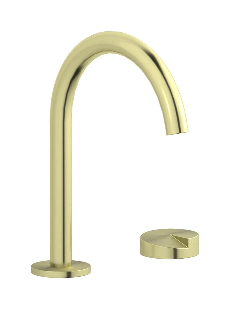 IB Rubinetterie Cake – Μπαταρία Νιπτήρα Τοίχου – Brushed Warm Brass (CA394WA)