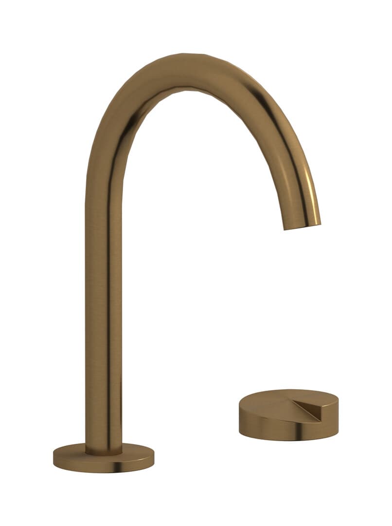IB Rubinetterie Cake – Μπαταρία Νιπτήρα Πάγκου – Brushed Warm Bronze (CA394WB)