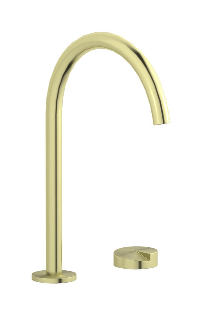 IB Rubinetterie Cake – Μπαταρία Νιπτήρα Ψηλή – Brushed Warm Brass (CA395WA)