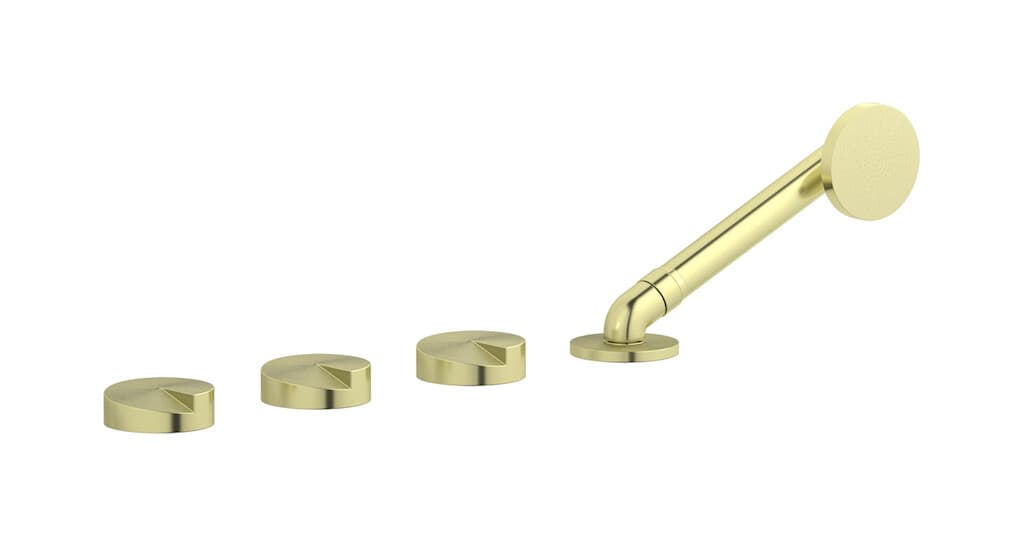 IB Rubinetterie Cake – Μπαταρία Μπανιέρας – Brushed Warm Brass (CA397WA)